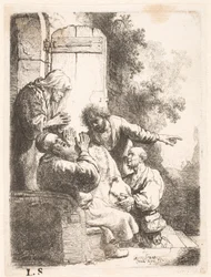 Le manteau de Joseph apporté à Jacob