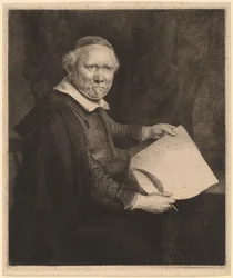 Lieven Willemsz van Coppenol: la grande plaque