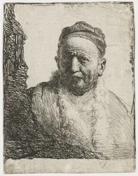 Un homme avec une calotte