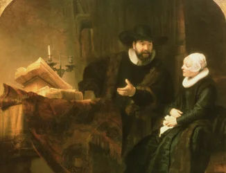 Portrait de Cornelius Anslo et de sa femme, 1641