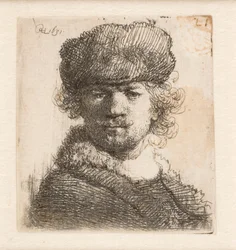 Rembrandt coiffé d