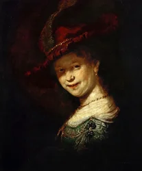 Saskia van Uylenburgh en tant que fille, 1633