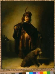 Autoportrait en costume oriental