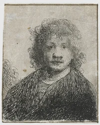 Autoportrait avec un nez large