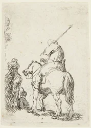 Soldat à cheval