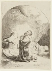 Saint Jérôme en prière