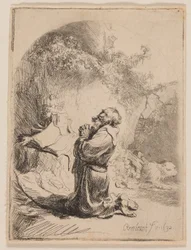 Saint Jérôme priant