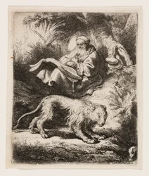 Saint Jérôme lisant