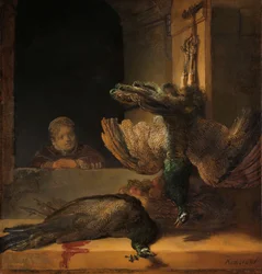 Nature morte aux paons, vers 1639