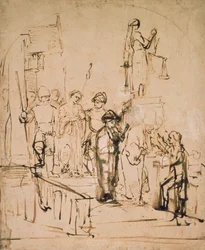 Suzanne amenée en jugement, 17e siècle