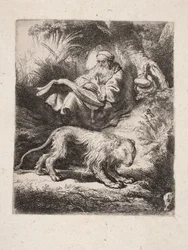Saint Jérôme en train de lire