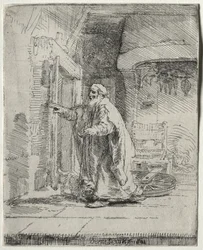 La cécité de Tobit : La grande planche