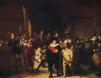 La Ronde de nuit, 1642, vers 1915