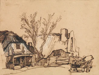 Deux Cottages, vers 1636