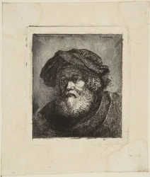 Vieillard en toque