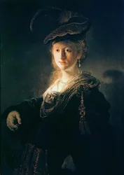 Jeune femme en costume de fantaisie