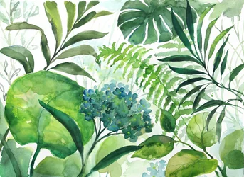 Lush Végétaux verts