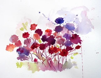 Des fleurs éclatantes à l