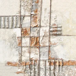 Grille patinée - Abstrait