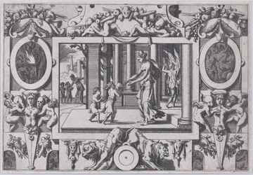Les enfants de Médée et Jason donnent à Créuse le présent fatal, 1563