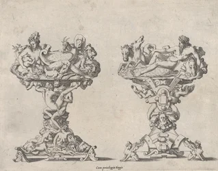 Deux salières, 16ème-17ème siècle