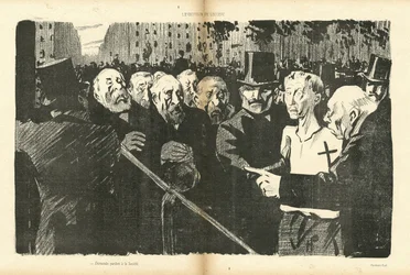 Illustration par Hermann-Paul (1864-1940) dans Le Canard Sauvage