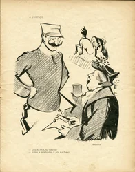 Illustration par Hermann-Paul (1864-1940) dans Le Canard Sauvage