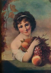 Fille avec des fruits, vers 1780, 1910