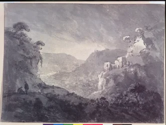 Vue dans une Vallée Sinueuse