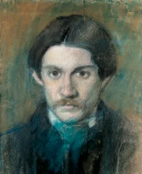 Portrait du peintre espagnol Pablo Picasso