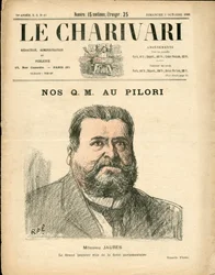 Couverture de "Le Charivari", Satirique en couleurs