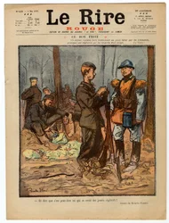 Couverture de "Le Rire Rouge", satirique en couleurs