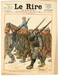 Couverture de « Le Rire Rouge », satirique en couleurs