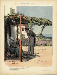 Illustration de Ricardo Flores (1878-1918) dans Le Rire, 24/02/12 - Côte d