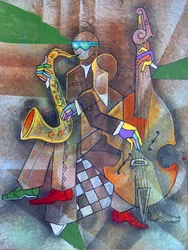 Spectacle de jazz abstrait