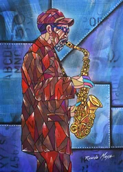 Geometric Jazz Man