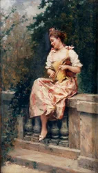 Fille avec flûte