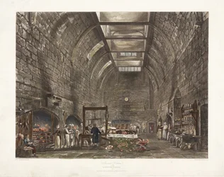 Ancienne cuisine du château de Windsor, début XIXe siècle