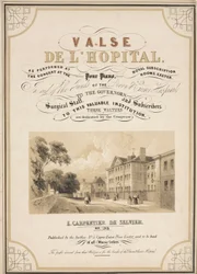 Hôpitaux Page de titre de la partition pour Valse de l