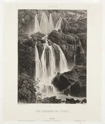 Les Cascades de Tivoli, vers 1841