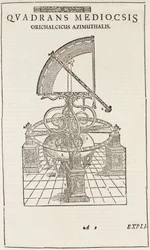 Quadrant de Tycho Brahe (inversé), vers 1577