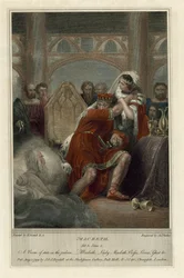Illustration pour Macbeth de Shakespeare, Acte III, Scène 4