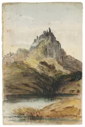 Page de "Croquis en Nouvelle-Zélande" (aquarelle sur papier)