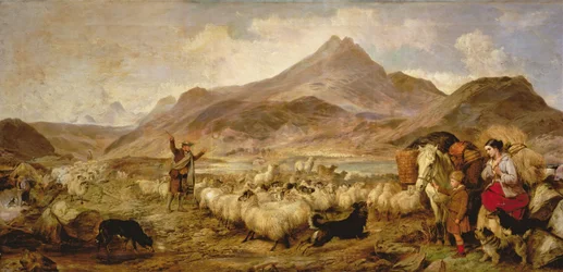 Drovers à Glen Sligichan, île de Skye