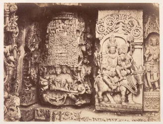 Sculpture du temple Hoysalesvara, Halebid