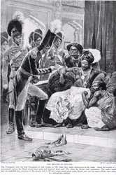 Les Britanniques à Ceylan, illustration de 