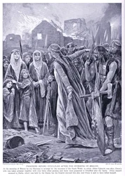Prisonniers devant la reine Ethelred, années 1920