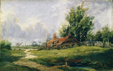 Paysage, vers 1837 (huile sur bois)