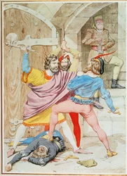 La mort de Richard II, 1852