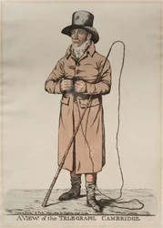Vue du télégraphe, Cambridge, 1809